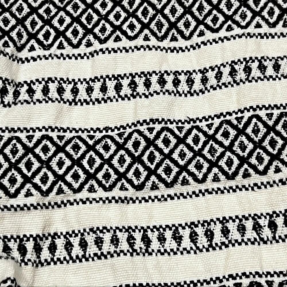 NWT LOFT The Riviera Short Black And Cream Shorts Mid Rise W/Pockets Size 10 - Picture 7 of 8